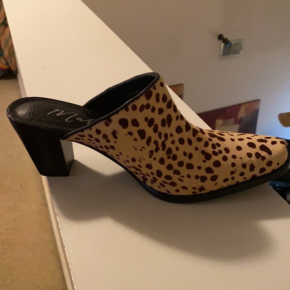 Matisse fur mule booties